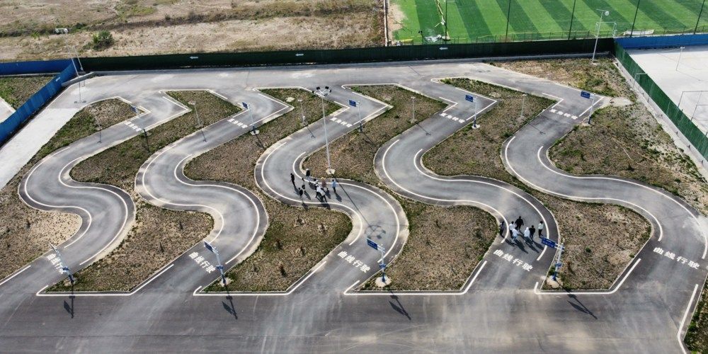 运城新东方驾驶学院标准化考场，A1至C5全车型驾培